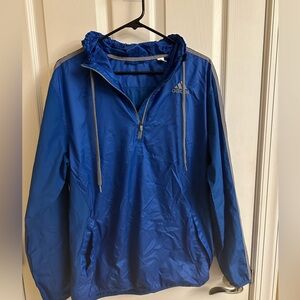 Adidas Size Medium Windbreaker w/hood